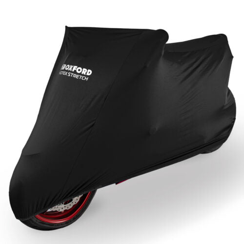 Oxford Protex Stretch Indoor Motorcycle Cover - Black
