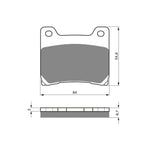 Goldfren Brake Pads - 015 S3
