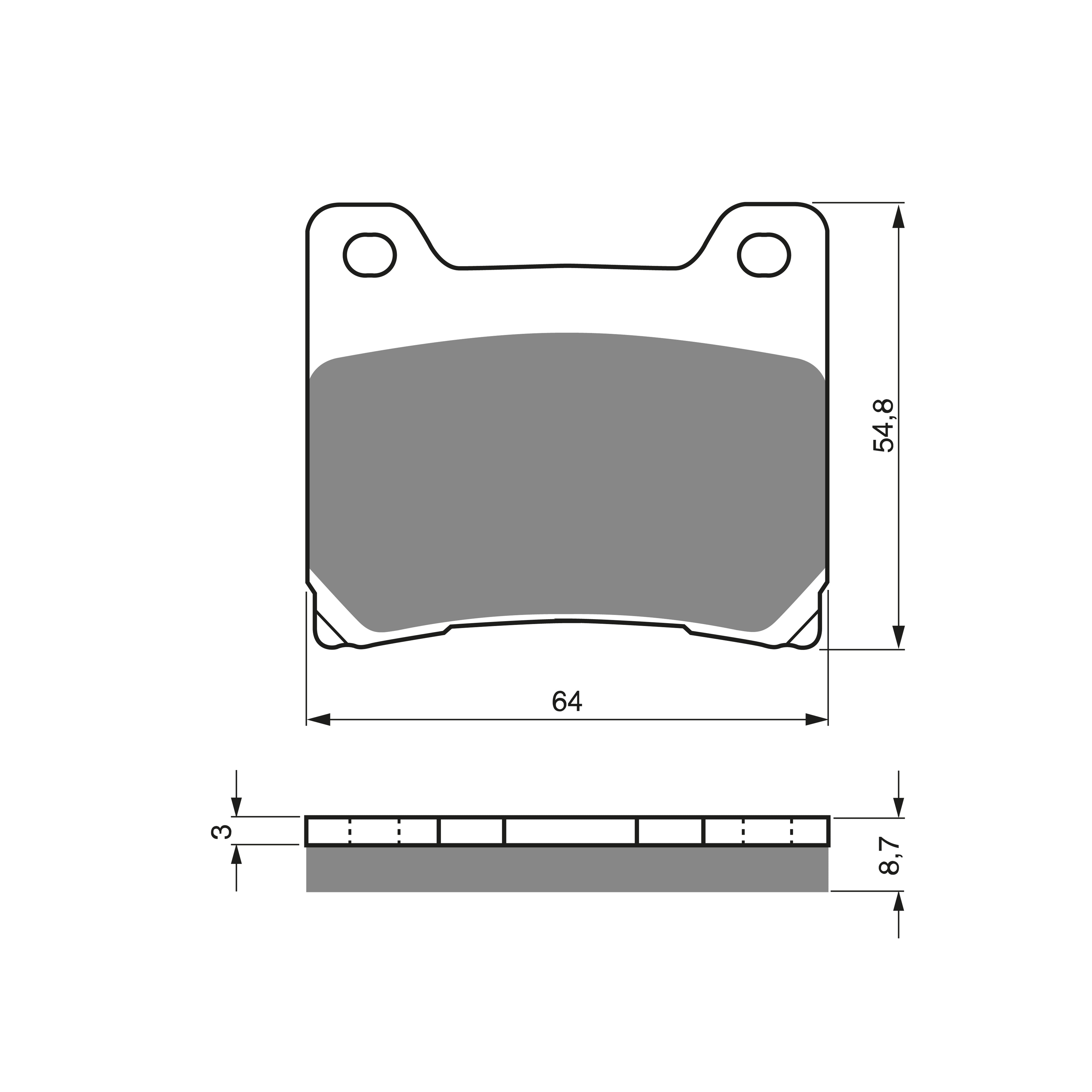 Goldfren Brake Pads - 015 S3