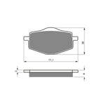 Goldfren Brake Pads - 018 S3