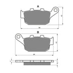 Goldfren Brake Pads - 020 S3