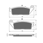Goldfren Brake Pads - 022 S3