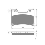 Goldfren Brake Pads - 028 S3